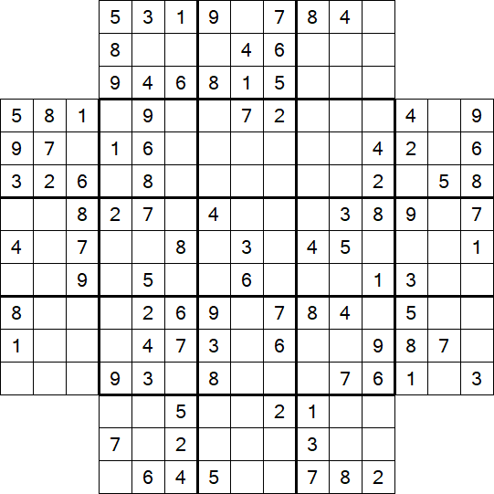 Flower Sudoku - Moyen