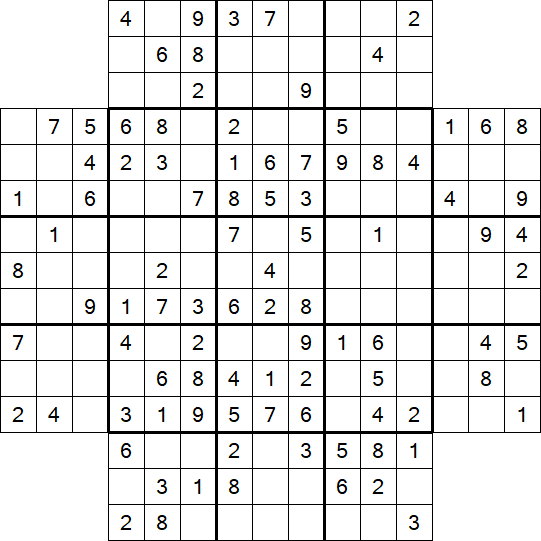 Flower Sudoku - Moyen