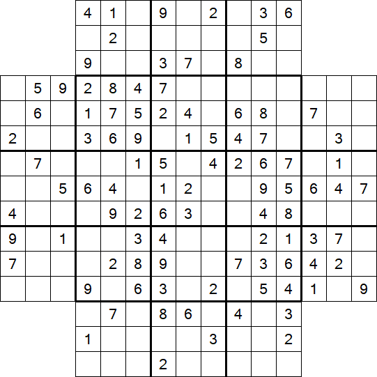 Flower Sudoku - Moyen