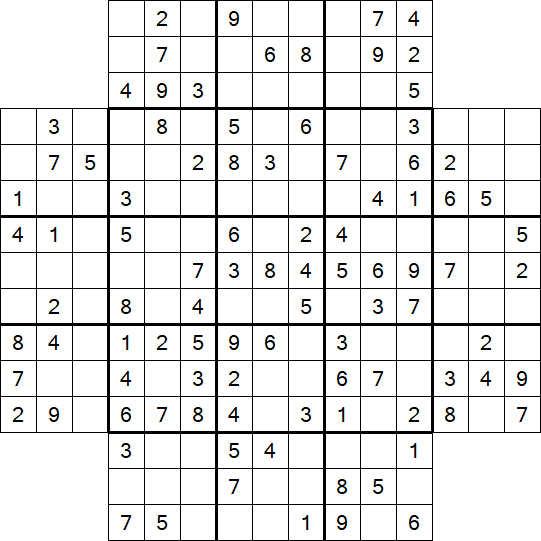 Flower Sudoku - Moyen