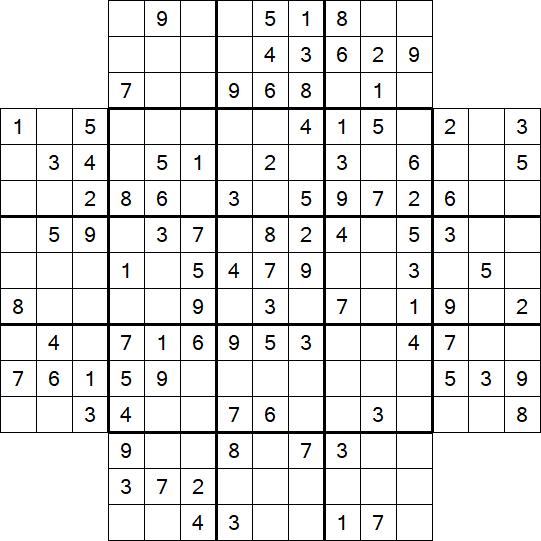 Flower Sudoku - Moyen