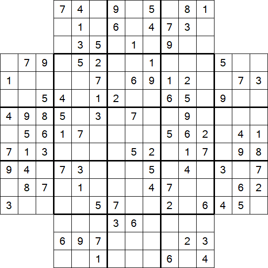 Flower Sudoku - Medium