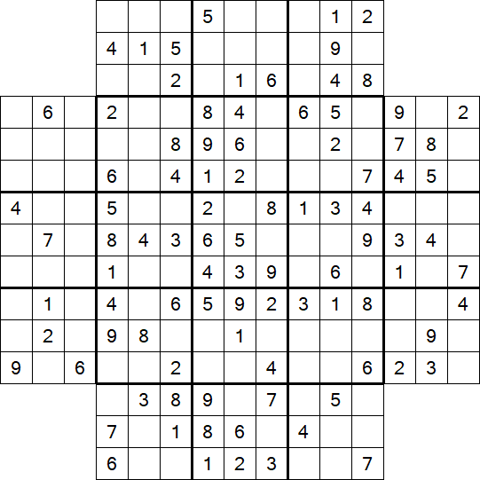 Flower Sudoku - Moyen