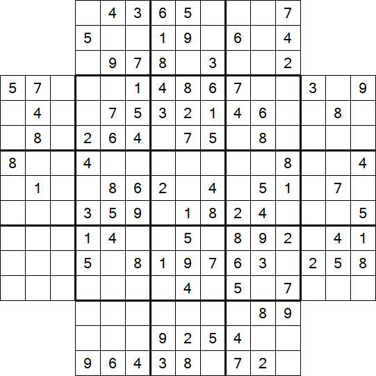 Flower Sudoku - Médio