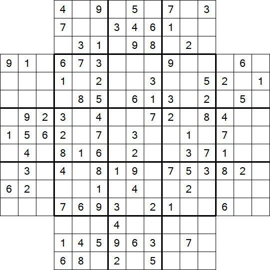 Flower Sudoku - Medium