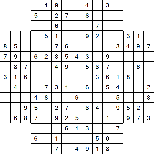 Flower Sudoku - Medium