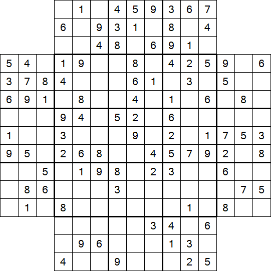 Flower Sudoku - Medium