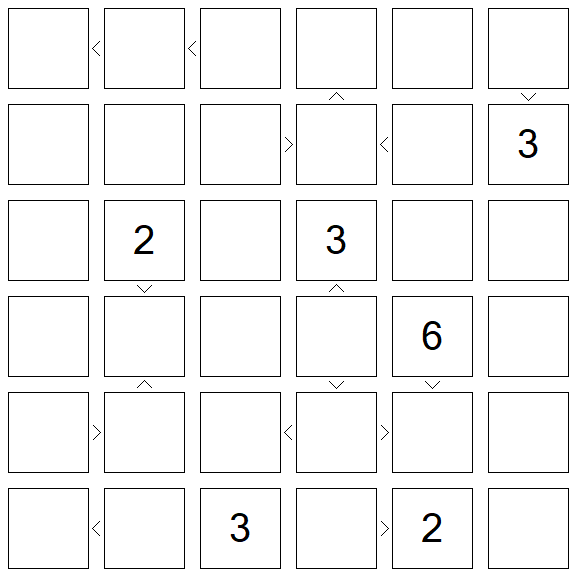 Futoshiki - Schwierig