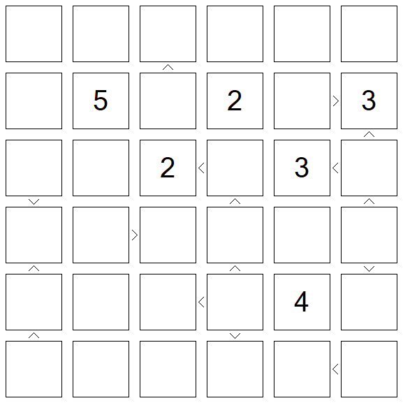 Futoshiki - Difficile