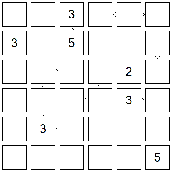Futoshiki - Difficile