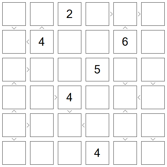 Futoshiki - Difícil