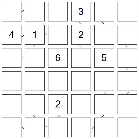 Futoshiki - Difficile