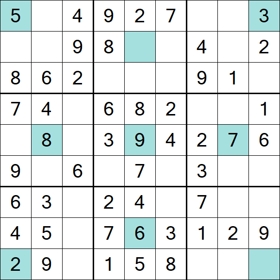 Girandola Sudoku - Easy