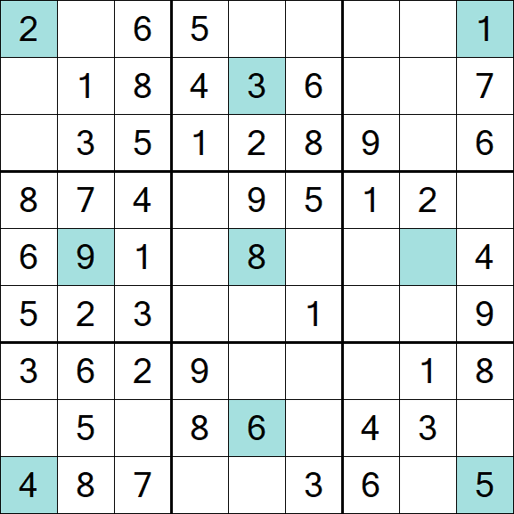 Girandola Sudoku - Easy