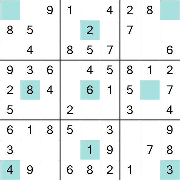 Girandola Sudoku - Einfach