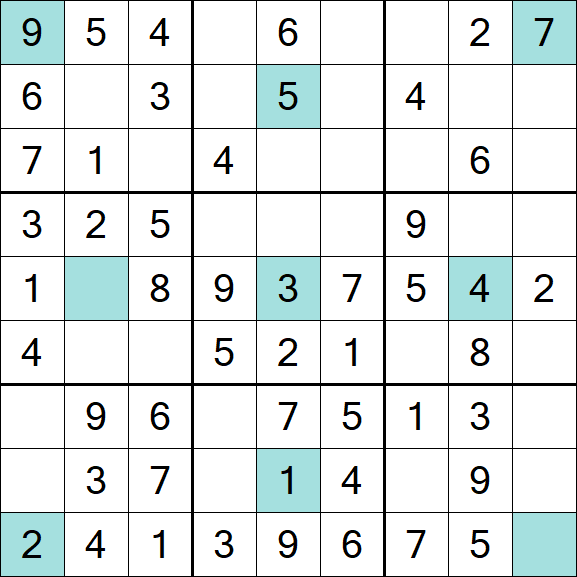 Girandola Sudoku - Einfach