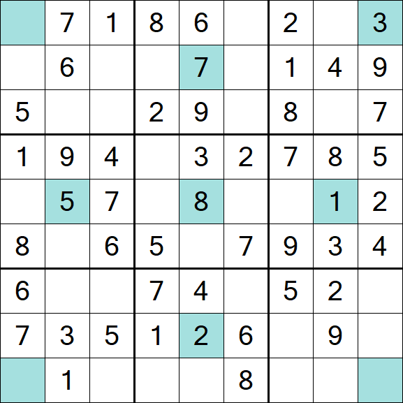 Girandola Sudoku - Einfach