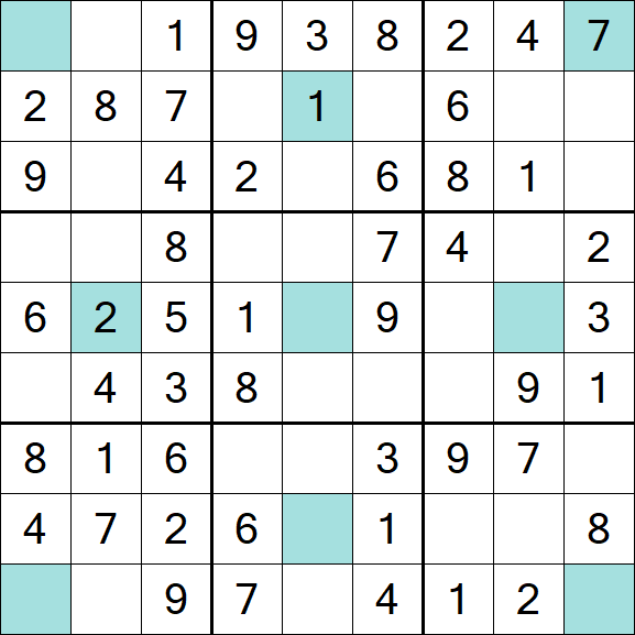 Girandola Sudoku - Einfach