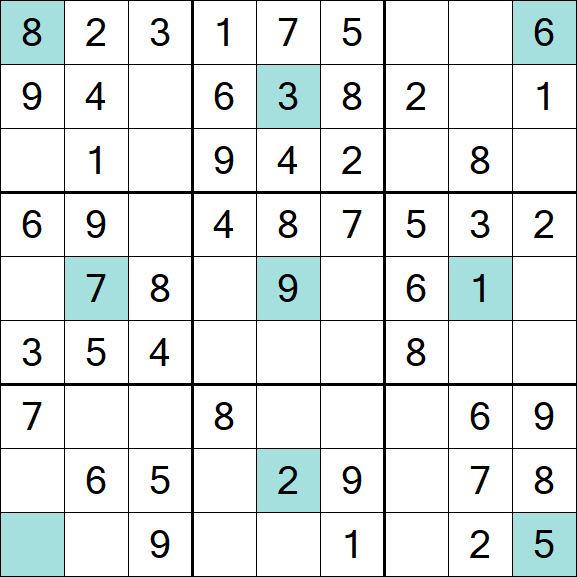 Girandola Sudoku - Einfach