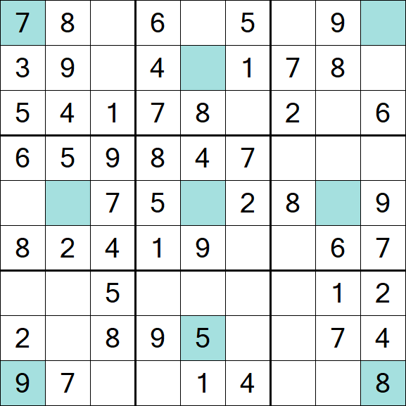 Girandola Sudoku - Easy