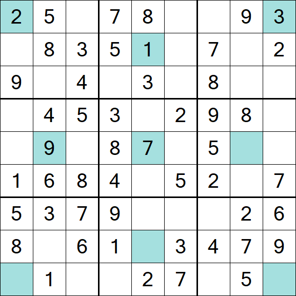 Girandola Sudoku - Easy