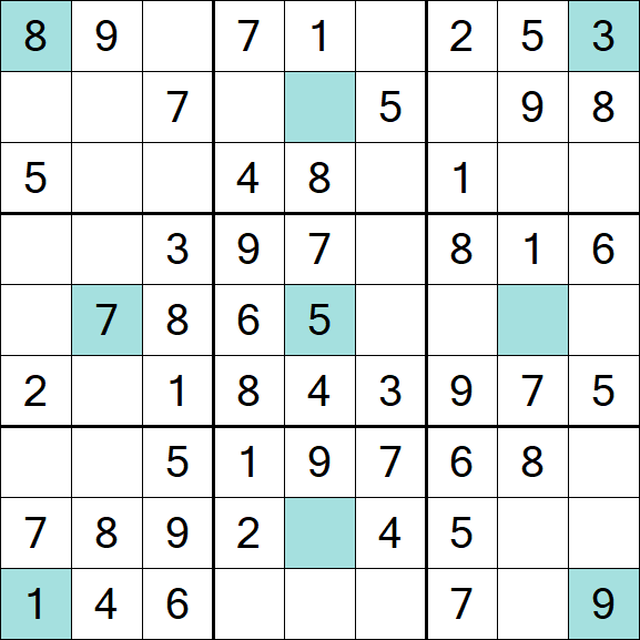 Girandola Sudoku - Einfach