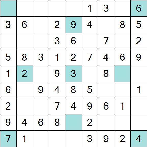 Girandola Sudoku - Einfach