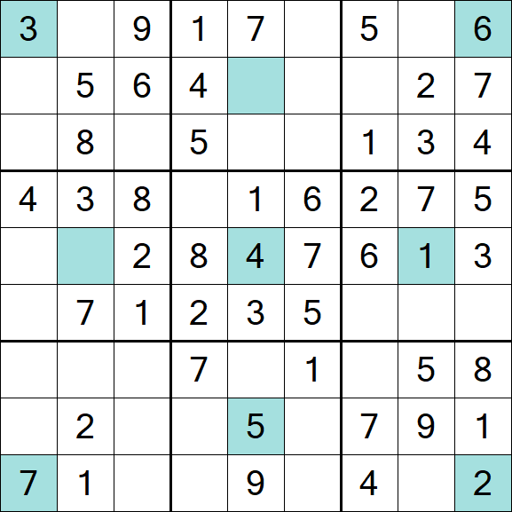 Girandola Sudoku - Easy