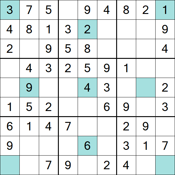 Girandola Sudoku - Easy