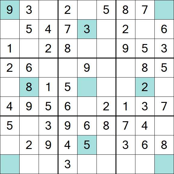 Girandola Sudoku - Simple