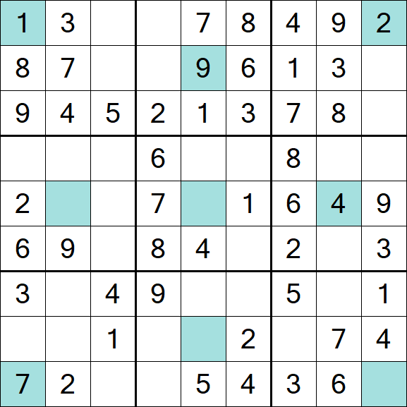 Girandola Sudoku - Easy