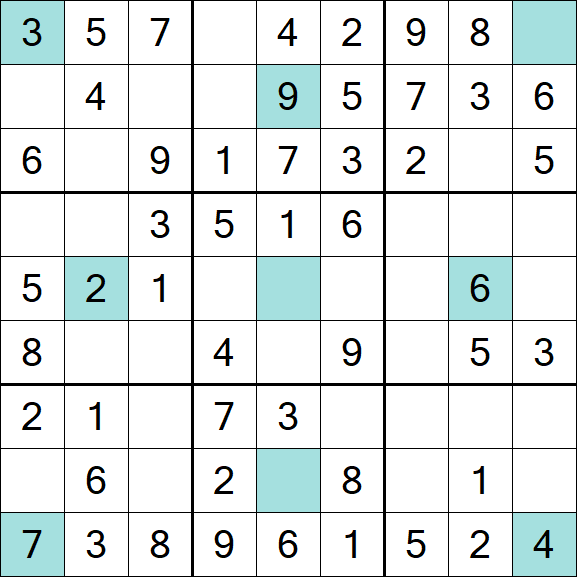Girandola Sudoku - Easy