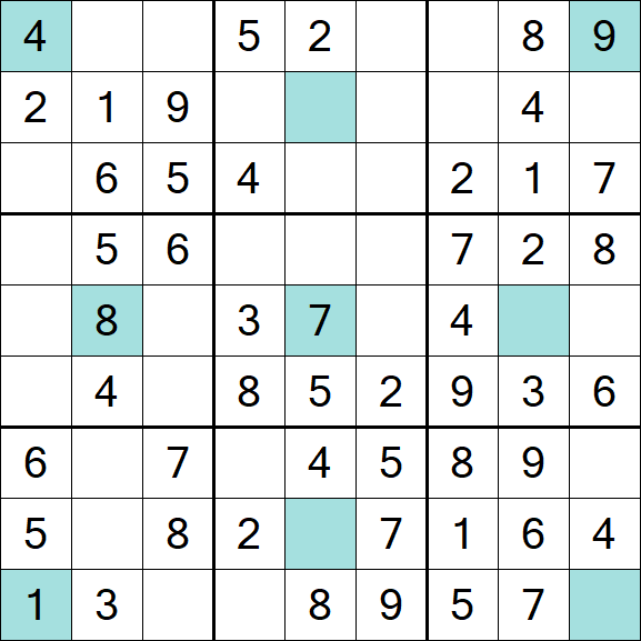 Girandola Sudoku - Easy