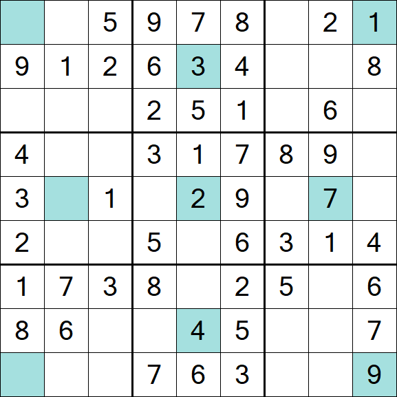 Girandola Sudoku - Easy