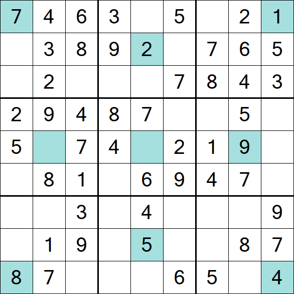 Girandola Sudoku - Easy