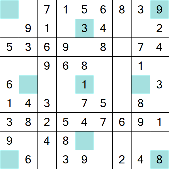 Girandola Sudoku - Easy