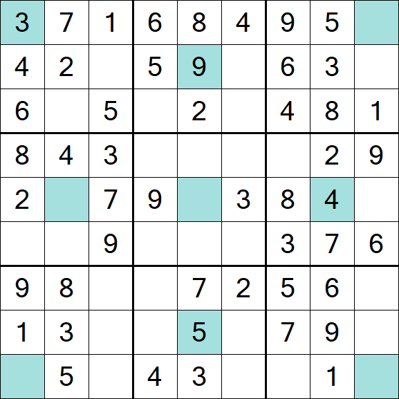 Girandola Sudoku - Easy