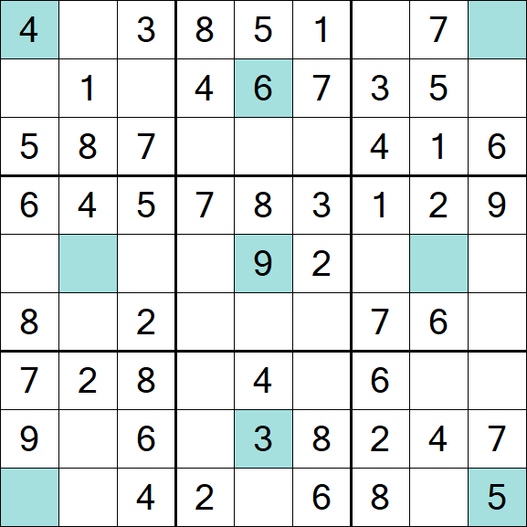 Girandola Sudoku - Easy