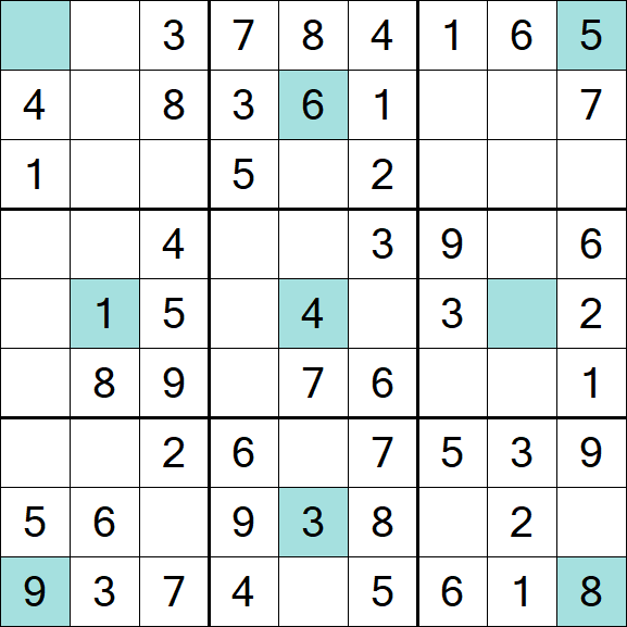 Girandola Sudoku - Easy