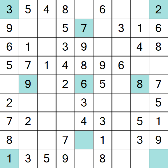 Girandola Sudoku - Easy