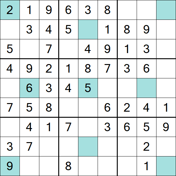Girandola Sudoku - Easy