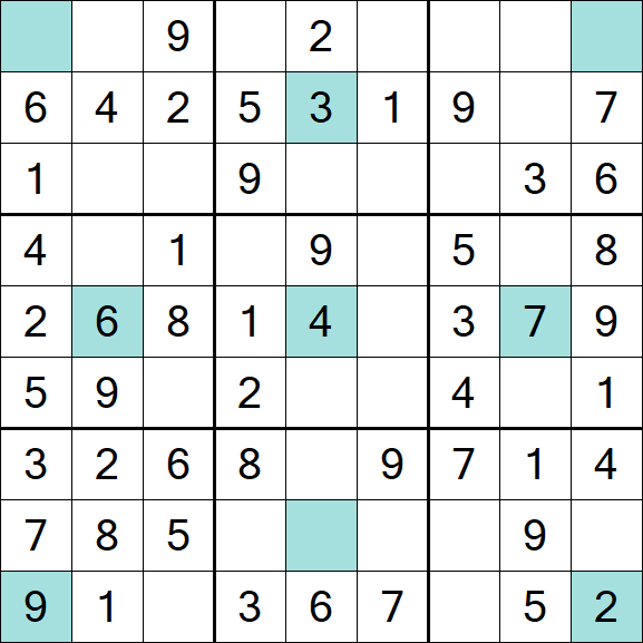 Girandola Sudoku - Einfach
