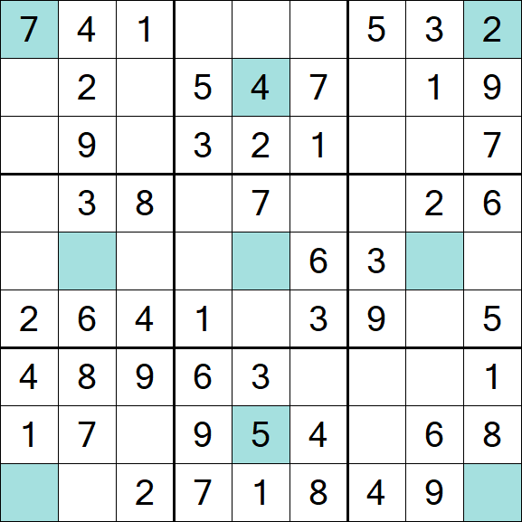 Girandola Sudoku - Easy