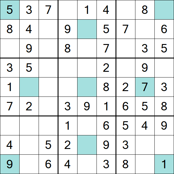 Girandola Sudoku - Easy