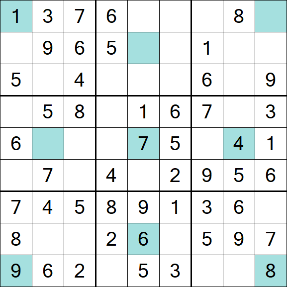 Girandola Sudoku - Easy