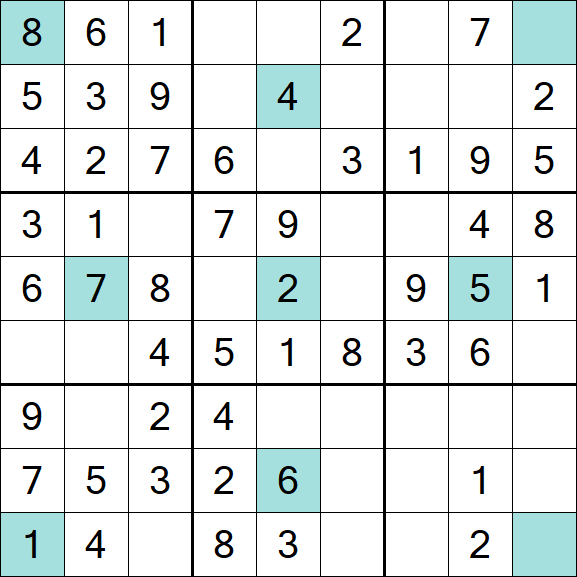 Girandola Sudoku - Easy