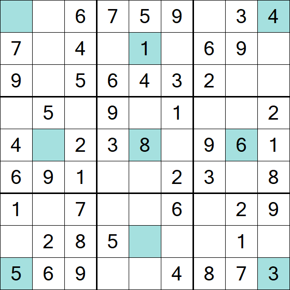 Girandola Sudoku - Easy