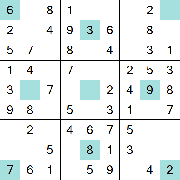Girandola Sudoku - Easy