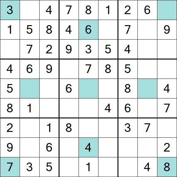 Girandola Sudoku - Easy