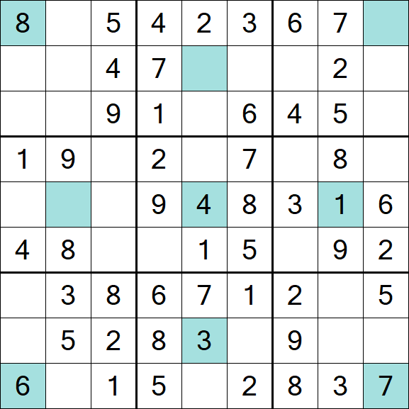 Girandola Sudoku - Easy